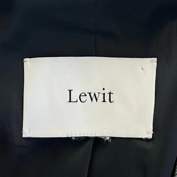 Lewit Gray Plaid Wool Blend Blazer - Picture 11 of 11